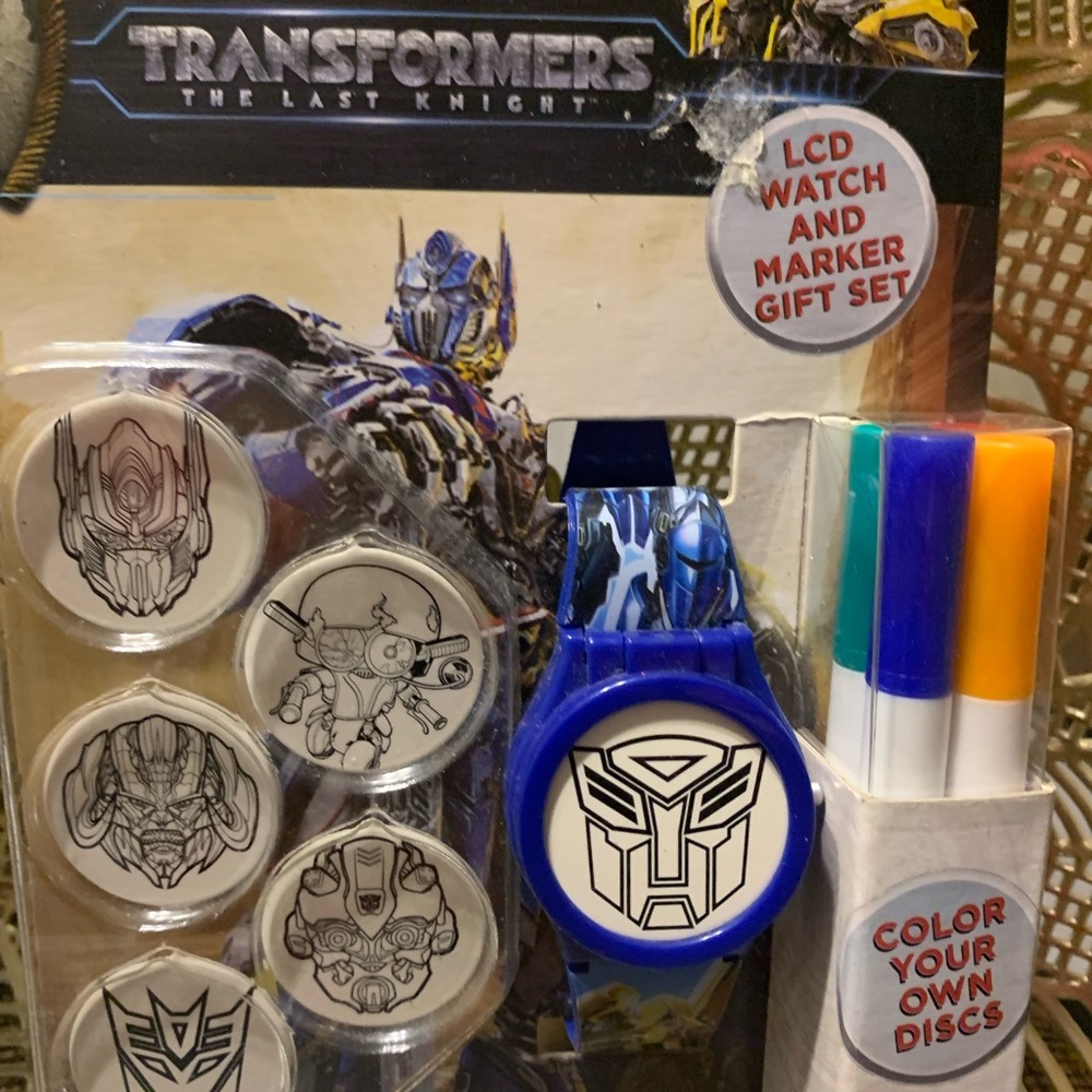Transformer Watch And Marker Gift Set